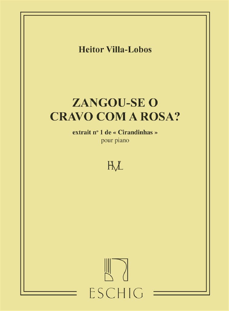 Villa-Lobos Cirandinhas N 1 Piano (Zangou-Se